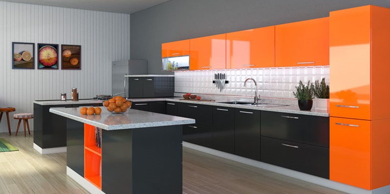 Arredare casa richiede equilibrio fra funzionalità ed estetica. Qui una cucina in stile moderno.
