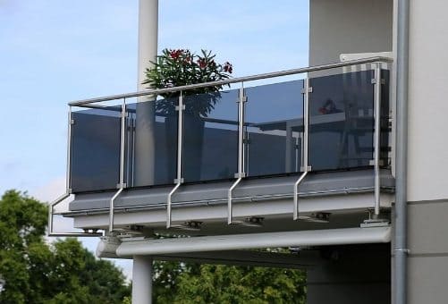 Ringhiera Per Balcone In Acciaio Inox V2A - 90x225 Cm - Design Elegante, Antiruggine, Per Esterni - Foto 6