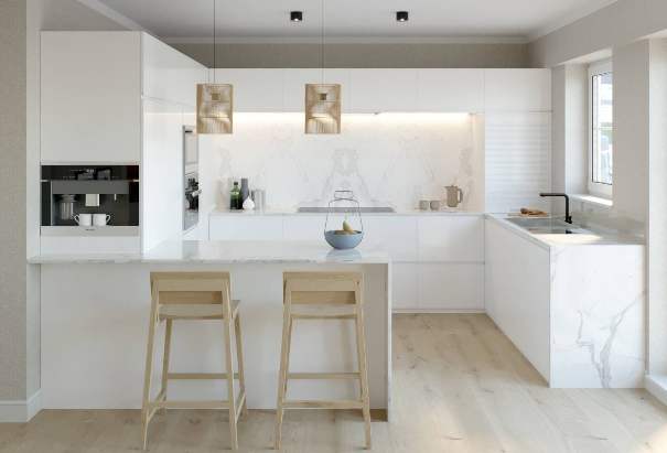 Quali sono i prezzi per ristrutturare casa a Mentana? In questo esempio la cucina di una casa a Mentana ristrutturata per 388,00 € al mq.