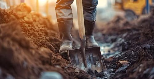 Il costo per uno scavo a mano è definito per metro cubo, in base a profondità e consistenza del terreno.