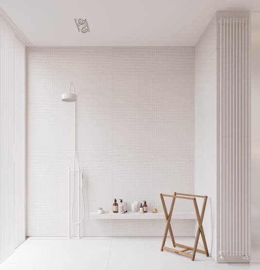 Ristrutturazione bagno Corsico. Bagno ristrutturato in chiave minimalista.