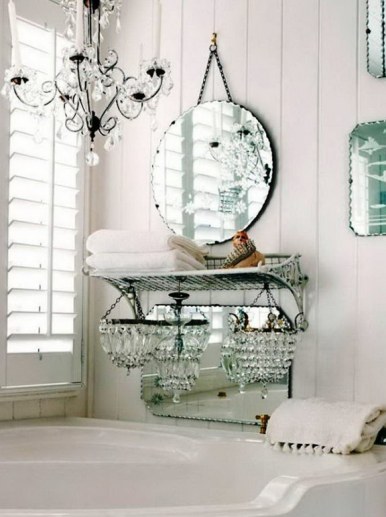 Ristrutturazione bagno Segrate. Idea per un bagno Shabby Chic.