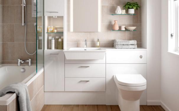 Un'idea per la ristrutturazione di un bagno a Verona.