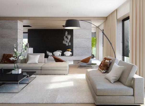 Ristrutturazione casa Garbagnate Milanese. Un salotto recentemente rinnovato.