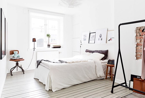 Ristrutturazione casa Parabiago. Una camera in stile scandinavo.