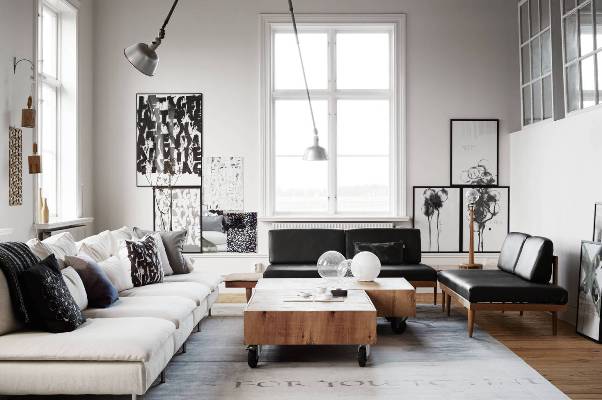 Ristrutturazione casa Segrate. Un salotto in stile moderno.
