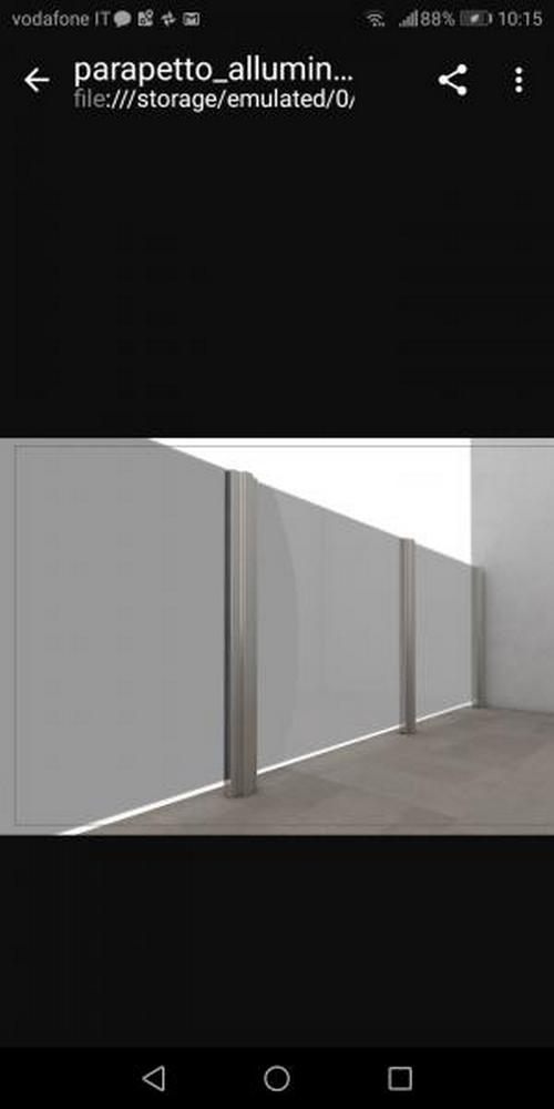 Parapetti in vetro semplice  - Foto 1