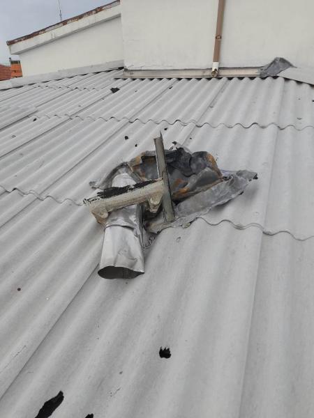 Rifacimento copertura in lastre di fibrocemento a Melzo (MI) - Foto 2