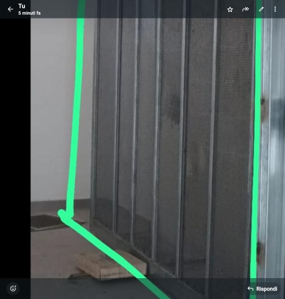 Realizzazione parete in cartongesso per box auto a Palermo - Foto 1