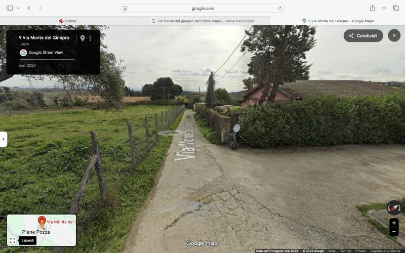Realizzazione strada privata in cemento armato a Sacrofano (RM) - Foto 1
