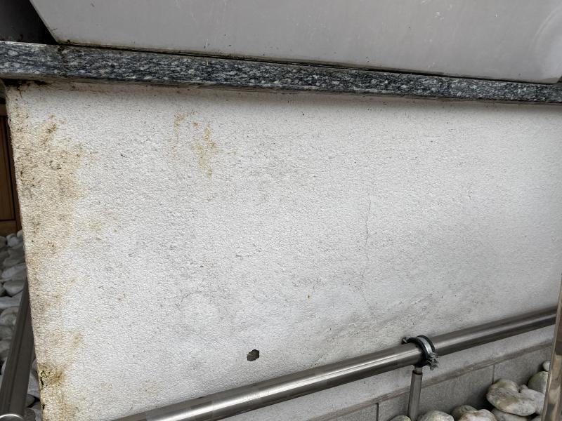 Rivestimento muretto perimetrale terrazzo