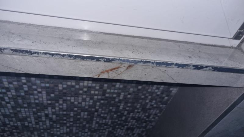 Foto 2 per la domanda: Profili in alluminio rovinati dopo la ristrutturazione del bagno: cause e soluzioni?
