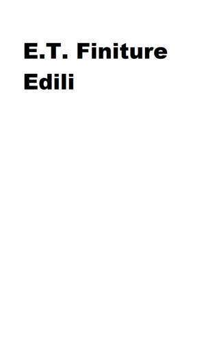 E.t. Finiture Edili