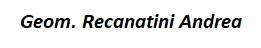 Geom. Recanatini Andrea