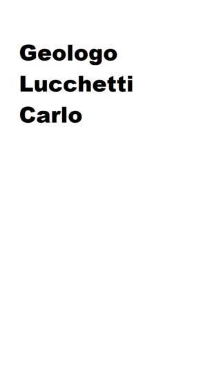 Geologo Lucchetti Carlo