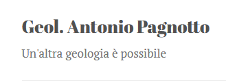Geologo Antonio Pagnotto