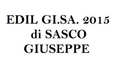 Edil Gi.sa. 2015 Di Sasco Giuseppe