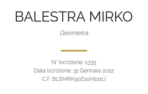 Geometra Mirko Balestra