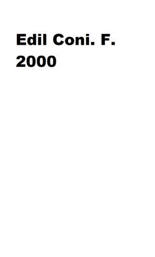 Edil Coni. F. 2000