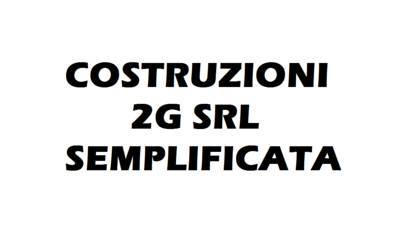 Costruzioni 2g Srl Semplificata