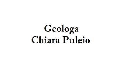 Geologa Chiara Puleio