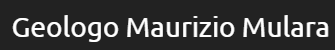 Geologo Maurizio Mulara