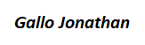 Gallo Jonathan