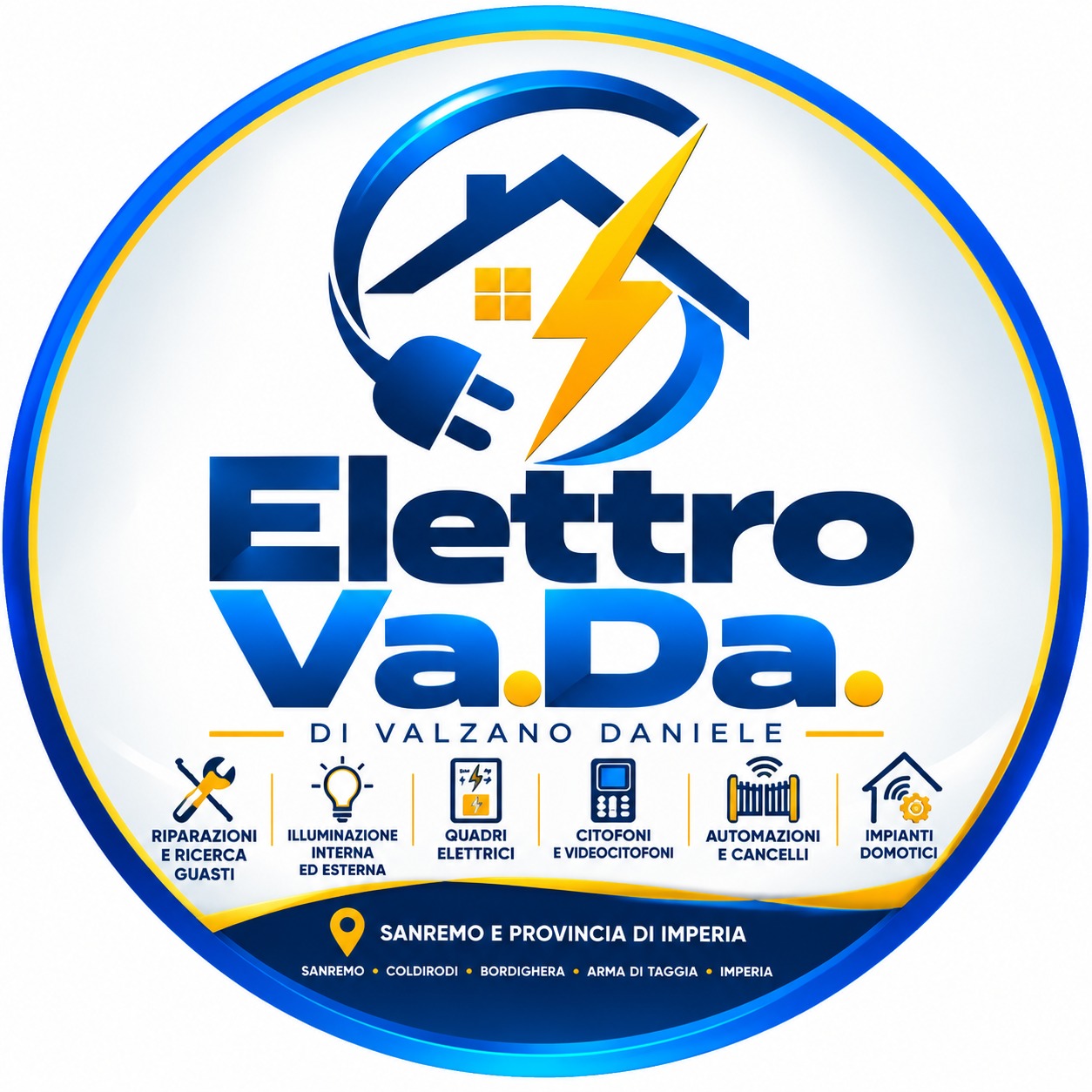 Logo di Elettricista Sanremo Elettro Va.Da
