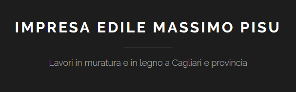 Impresa Edile Pisu Massimo