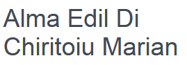 Alma Edil Di Chiritoiu Marian