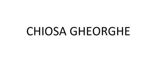 Chiosa Gheorghe