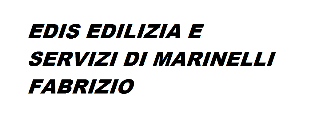 Edis Edilizia E Servizi Di Marinelli Fabrizio
