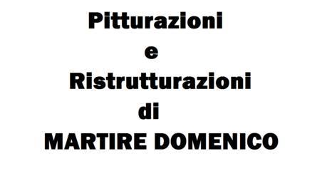 Pitturazioni E Ristrutturazioni Di Martire Domenico