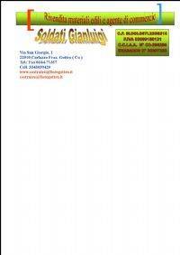 Rivendita Materiali Edili E Agente Di Commercio