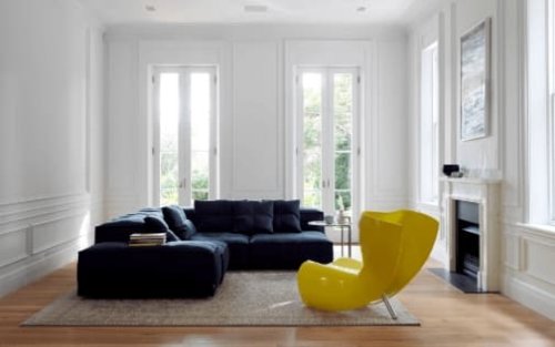 Gli interni di un appartamento da poco ristrutturato a Carmagnola.