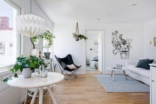 Un appartamento ristrutturato in stile scandinavo in zona Nosedo a Milano.