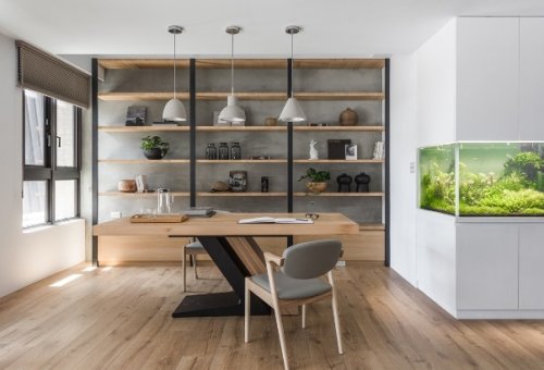 Architetto Cornaredo. Il progetto per una zona giorno.