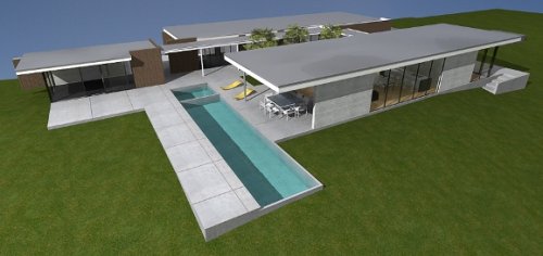 Architetto Legnano. Progetto esterni villa.
