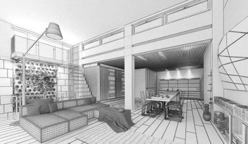 Architetto Rozzano. Progetto di un loft.