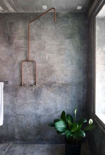 Ristrutturazione bagno Cesano Boscone. Doccia in stile industrial.