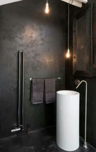 Ristrutturazione bagno Magenta. Idea per un bagno industrial.