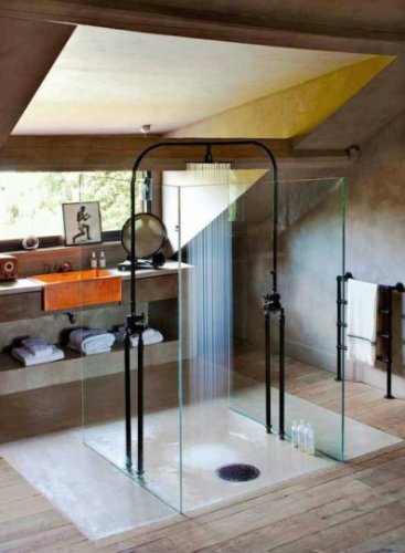 Ristrutturazione bagno Lainate. Bagno industriale.