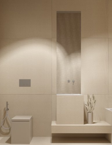 Ristrutturazione bagno Novate Milanese. Un bagno dalle linee minimal.