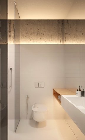Ristrutturazione bagno San Donato Milanese. Bagno minimal.