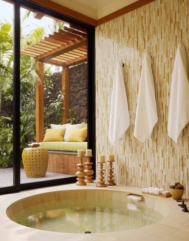 Ristrutturazione bagno Peschiera Borromeo. Bagno in stile orientale.