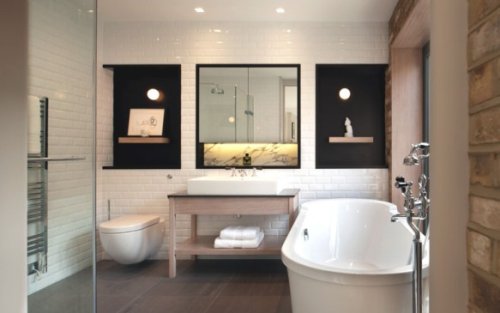 Un bagno da poco ristrutturato a Cremona.
