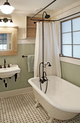 Ristrutturazione bagno San Giuliano Milanese. Un bagno realizzato in stile vintage.