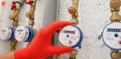 Il controllo di un contatore individuale dell'acqua dopo l'installazione.