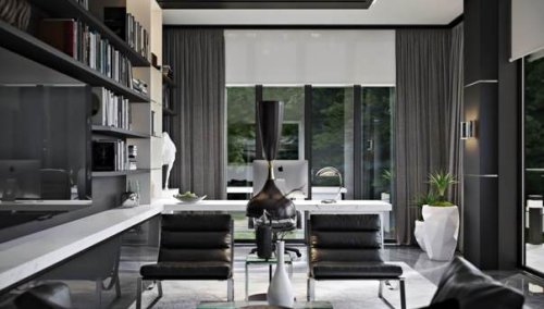 Architetto Corsico. Progetto per un salone.