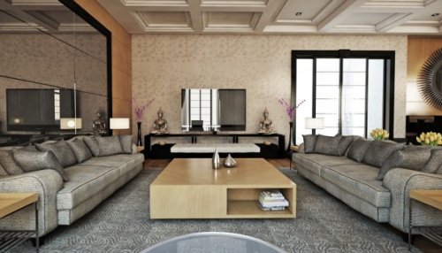 Architetto Rho. Il progetto di un salone.